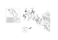 252212E500-PULLEY-COOLANT PUMP