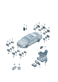5QD919064R-Controlunit, parking D  -28.12.2020