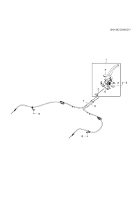 26201269-Lever, parking brake (incl 2-5)