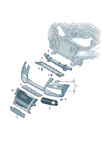 8R0807105C-HOOD STAY BUSH