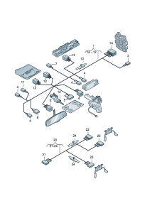 4C0971100L-Wire, roof