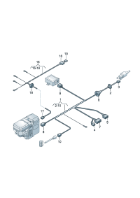 4B1971225A-Cord, adapter