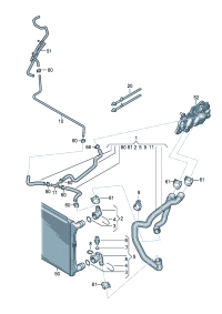 5QJ121049A-WATER HOSE