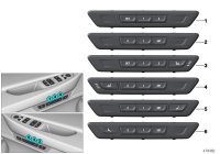 61317992127-Operating device seat function rh