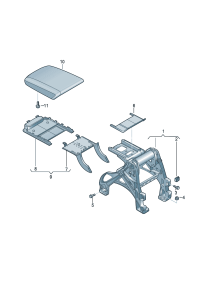 8WD864283A-Bracket-armrest D  -26.01.2021