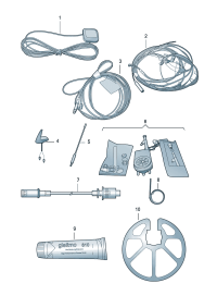 8G0051509B-Antenna assy-auto For car radio Complete with installation instructions and materials ?  C