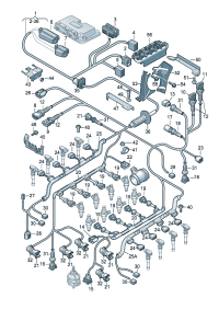 4E0321129C-Plate, partition Gear box