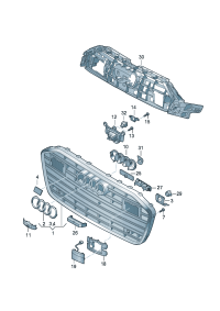4K0853231A-BRACKET-ENGINE SUPP*