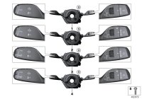 61315A32CD7-SWITCH-STRNG COLOUMN-E46