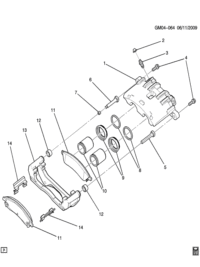 18047980-Kit, fr. caliper