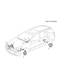 89047639-Wheel hub (w/wheel speed sensor) (incl. 31)(6 stud hub) (for companion connector, use wire harness 1