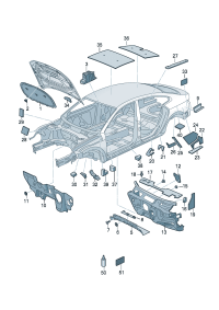 3G8863831-Damper assy-hood
