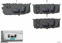 61315A71209-Switch seat adj lh