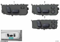 61315A71210-Switch, seat adjust, rh/lh