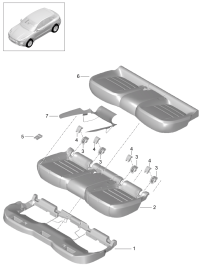 8U0887233B-Fitting-child seat Cushion