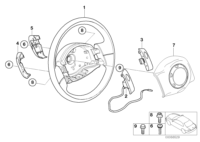 32330146479-Plastic steering wheel