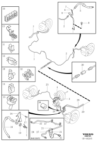 32246089-Hose, rear brake