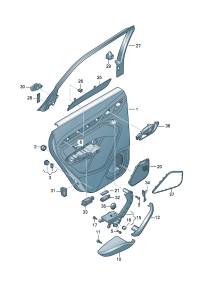8U086737324A-Armrest (ghost (black))