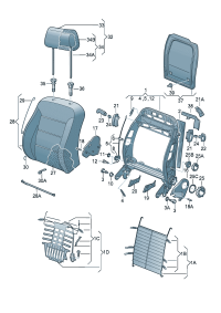 8L0881671-Knob Back table