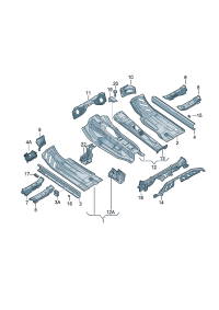 8R0803259A-Reinforcement, front lower