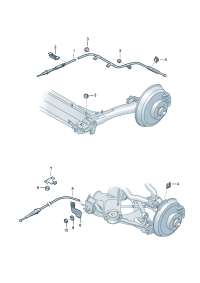 3BD609722B-Brake cable