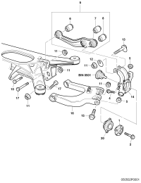 4E0505323P-TRACK CNTRL ARM FRT RH AUDI-Q7