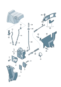 4D1837016D-Door locking Switch assy-contact  For use with radio control Vehicle model, center door lock