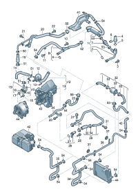 4E0121030A-WATER HOSE/A8