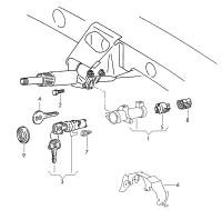 4D0905855J-Cylinder, key