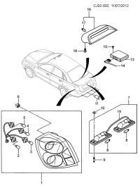 9049463-Sensor, parking assist warning