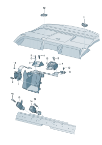 4E0857805D-S/belt assy-tri Automatic unit, s/belt tensioner & Holder-child seat   **Install now only 