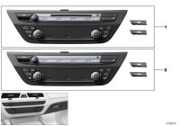 61315A4A4E4-Panel, repair module radio and air conditioner operation