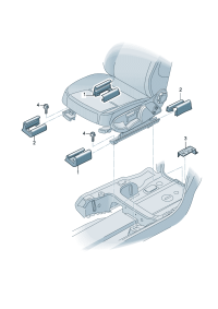 8E0882349A-Bracket Seat assy
