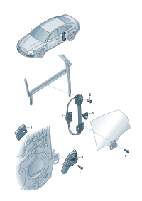 4F0959795E-Door control unit Software:  D-02.01.2006 -22.09.2008