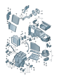 3CD907511A-Servo motor, Damper, defroster