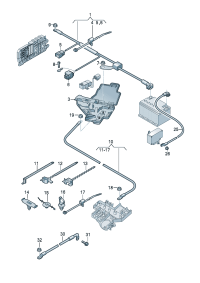 4FD971225B-Wiring harness-battery positiv D-31.07.2006
