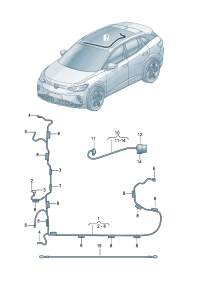 12D971100-Cord, adapter Roof top