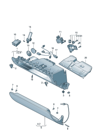 4L1857104-Glove box assy If needed after processing