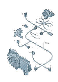 4F1971284L-Harness, for power Fan
