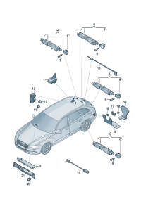 4G9035498-Tape-antenna cable Retainer