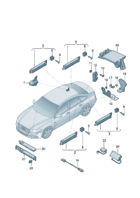 4G0907493-BRACKET-ENGINE SUPP*
