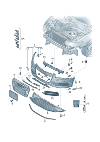 4G0807065G-COVER ASSY, PLASTIC