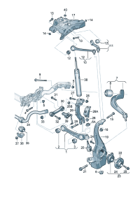 4G0407694L-Control arm Contains: (Use only in pairs)   D-07.11.2016