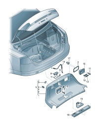 4G5867975A36R-Garnish, rr. hatch
