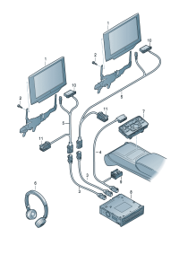 4G0919710-Multi-media interface-MMI- Operating unit