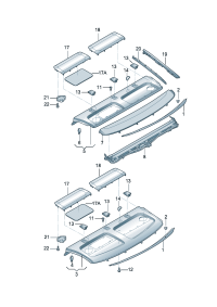4G5035405D4PK-Speaker panel (ghost (black))