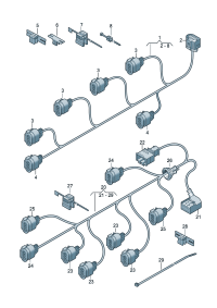 4GD971095B-Harness, bumper
