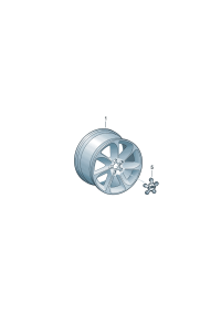 4G8601025AG-Wheel rim-aluminium alloy  Colour code: