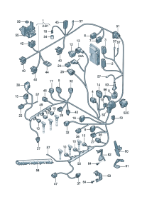4G0971824N-End piece Channel, drain