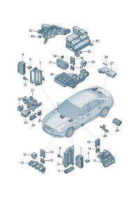 4G0907297A-Stay, cont unit